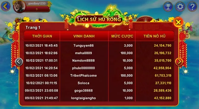 Bảng xếp hạng bắn cá tại Five88