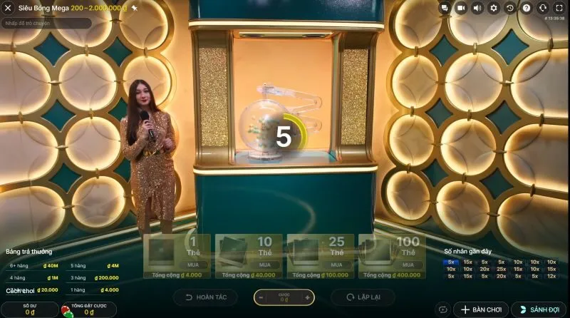 Chiến thuật chơi Mega Ball Five88 hiệu quả