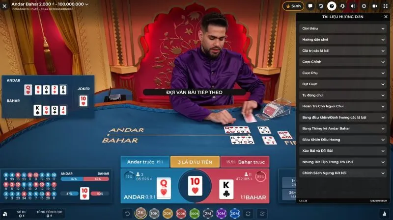 Hướng dẫn nhanh luật chơi Andar Bahar Five88 cho người mới