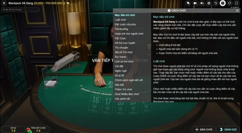 Chia sẻ bí kíp chơi Blackjack Five88 cực đỉnh