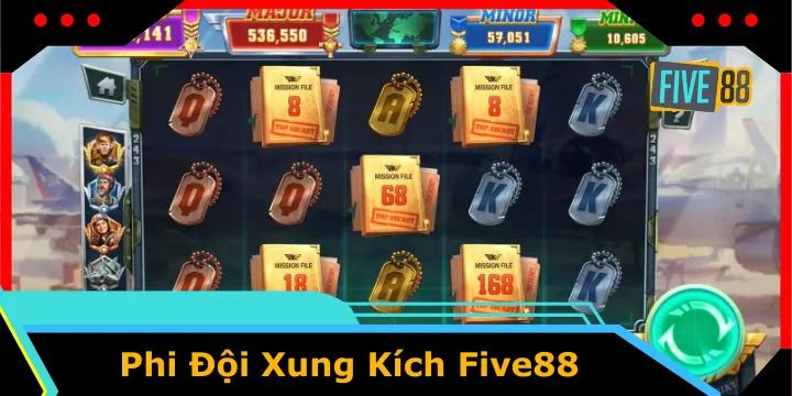Phi Đội Xung Kích Five88 - Chiến thuật ẵm hũ slots không giới hạn